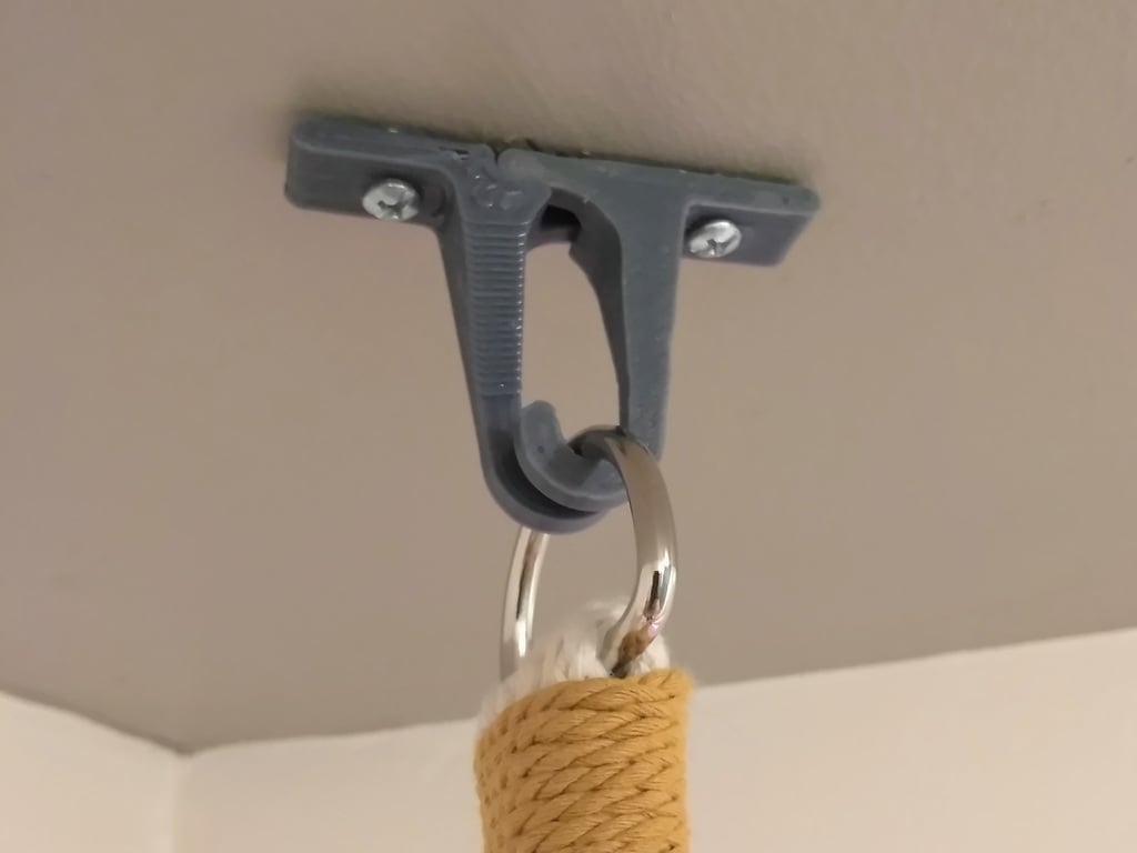 Ceiling hook for drywall anchors
