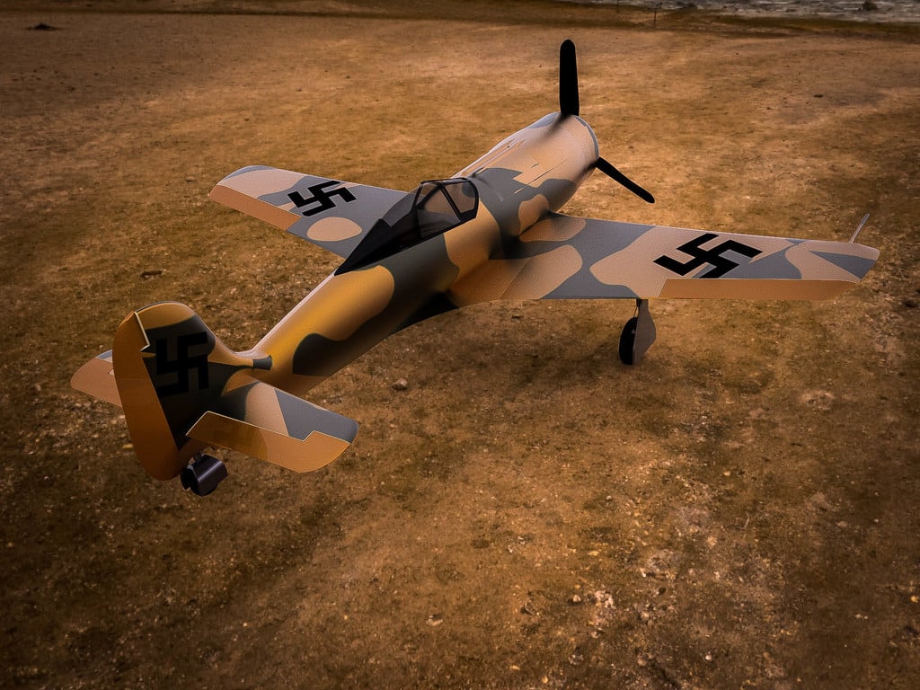 rc plane fockewulf-ww2-german-aircraft 