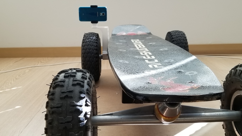 Camera Mount for large skateboard