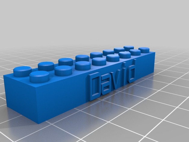 David Lego Block