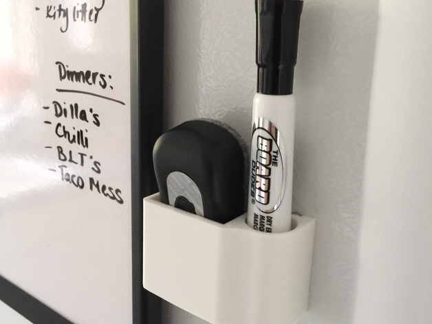 Dry Erase Marker/Eraser Holder