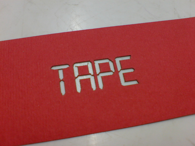 laser cut labels