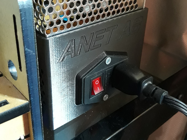 Anet A8 Power switch Housing