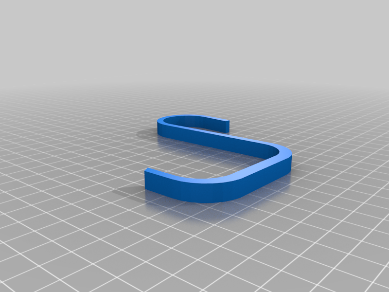 Ikea s-shaped modified hook