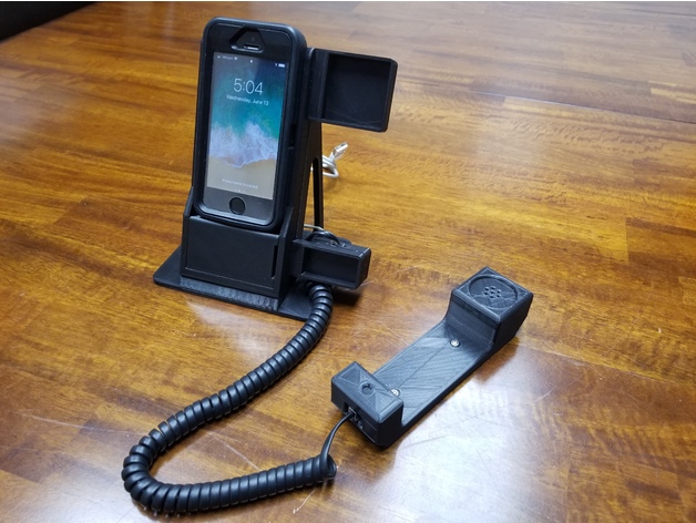 Cell Phone Desk Phone Hybrid By Sopro Thingiverse