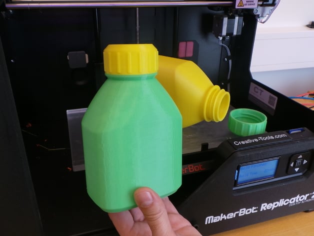 sweater Eve social 3D printable bottle and screw cap by CreativeTools - Thingiverse
