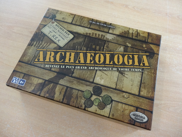Nouveau rangements pour le jeu de société "Archaeologia"