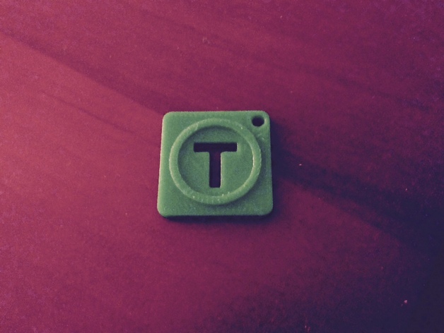 Thingiverse Logo Keychain