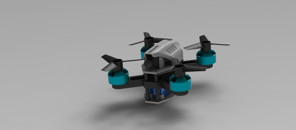 Bee UNO FPV Quadcopter. Fernilab (Carbon Fiber filament)