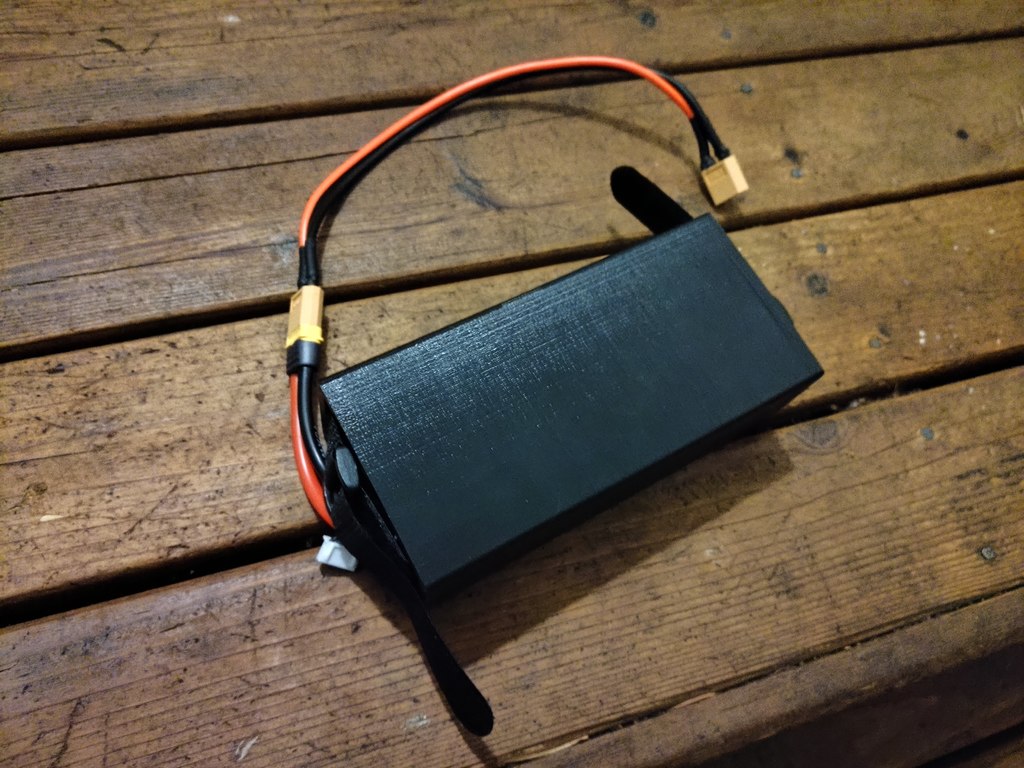 5000 mah battery holder for drone with velcro slots