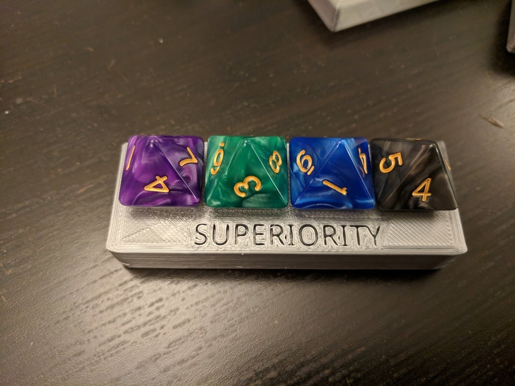 D&D/DnD/Dungeons and Dragons Fighter Superiority Dice Tracker / Holder