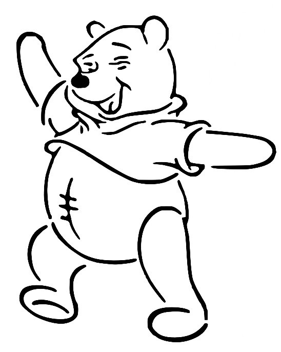 Winnie the Pooh stencil