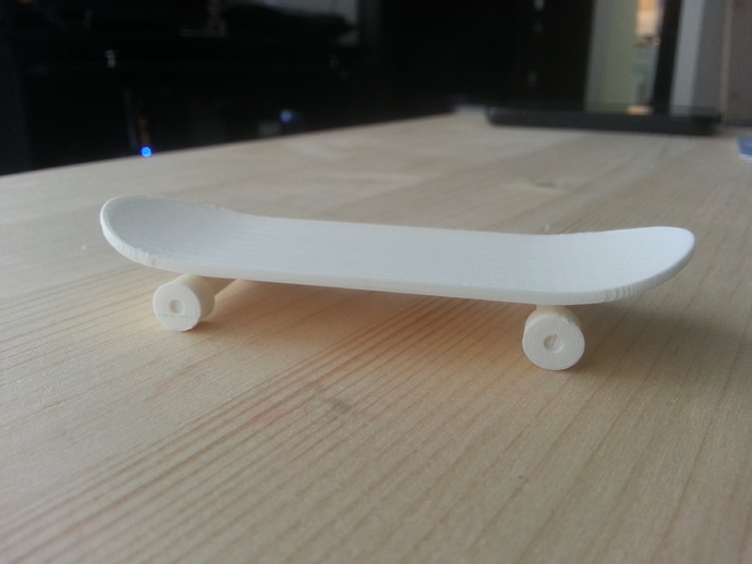 Fully Parametric Printable Fingerboard (Mini Skateboard)