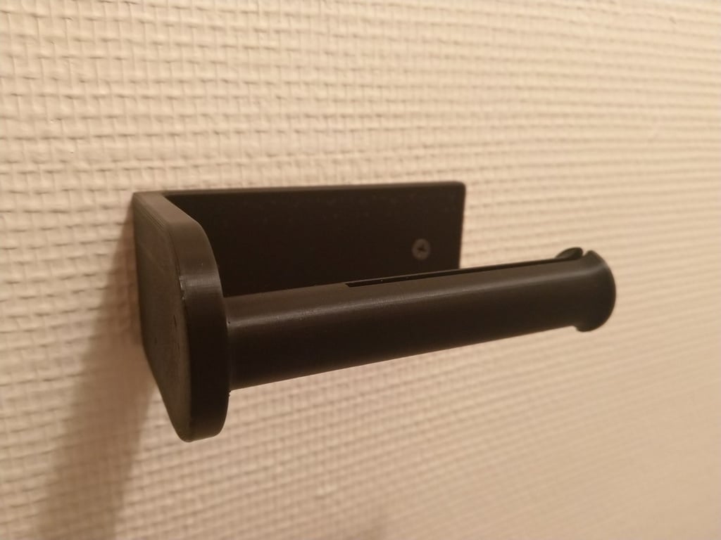 Simple toilet roll holder / Simple dérouleur de papier toilette