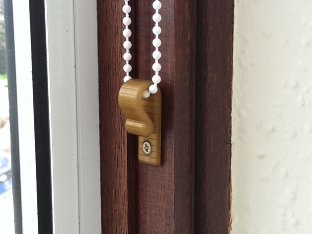 Window blind cord or chain hook