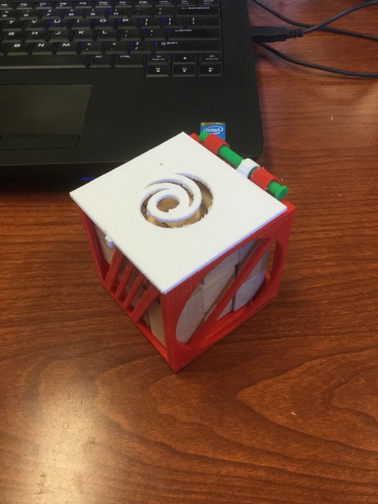 puzzle cube container