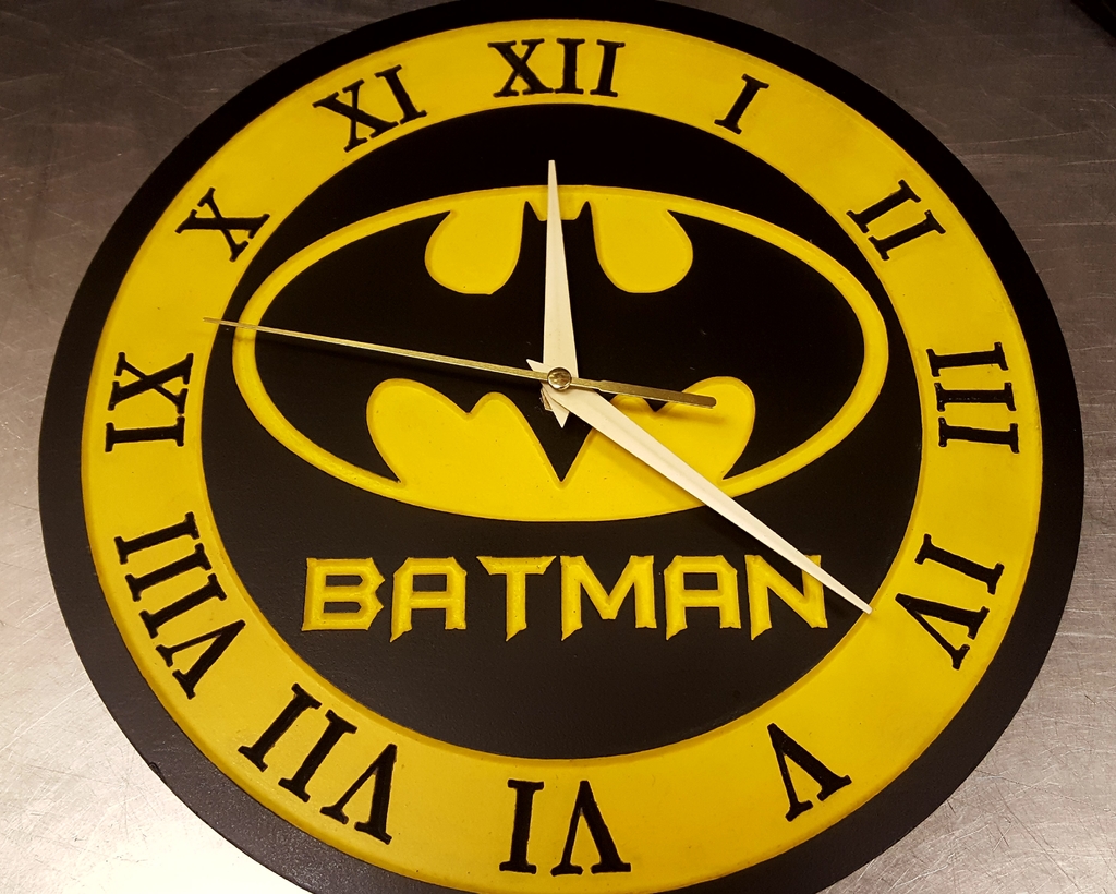 12" Batman clock