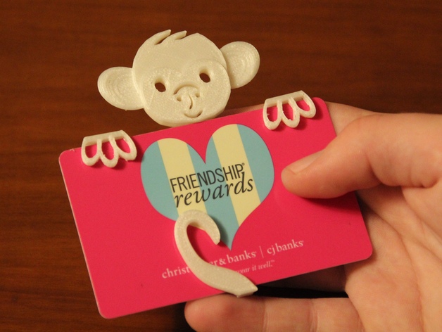 Monkey Gift Card Holder