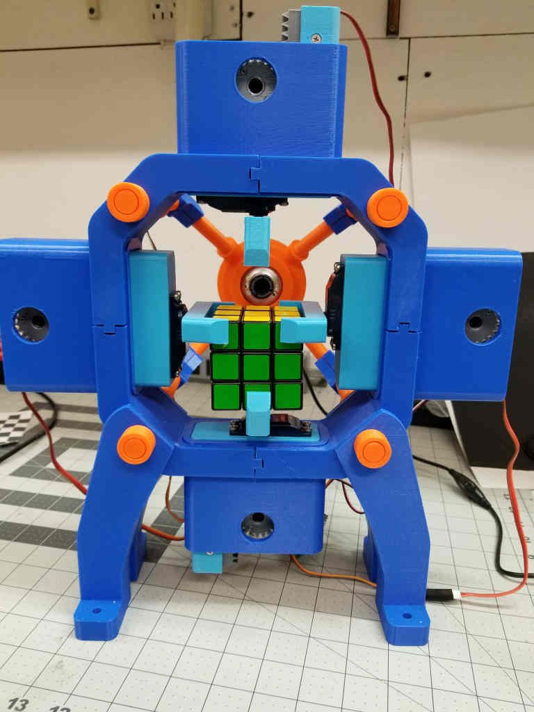 Remix - Fully 3D-Printed Rubik's Cube Solving Robot