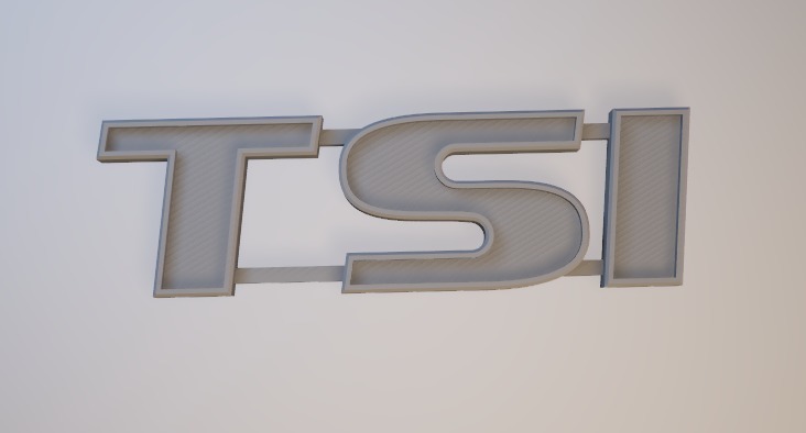 TSI sign (VW,Skoda,SEAT)