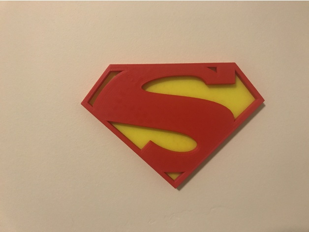 Superman Logo (New 52) By Zorn88 - Thingiverse