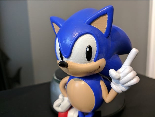 Sonic The Hedgehog With Logo