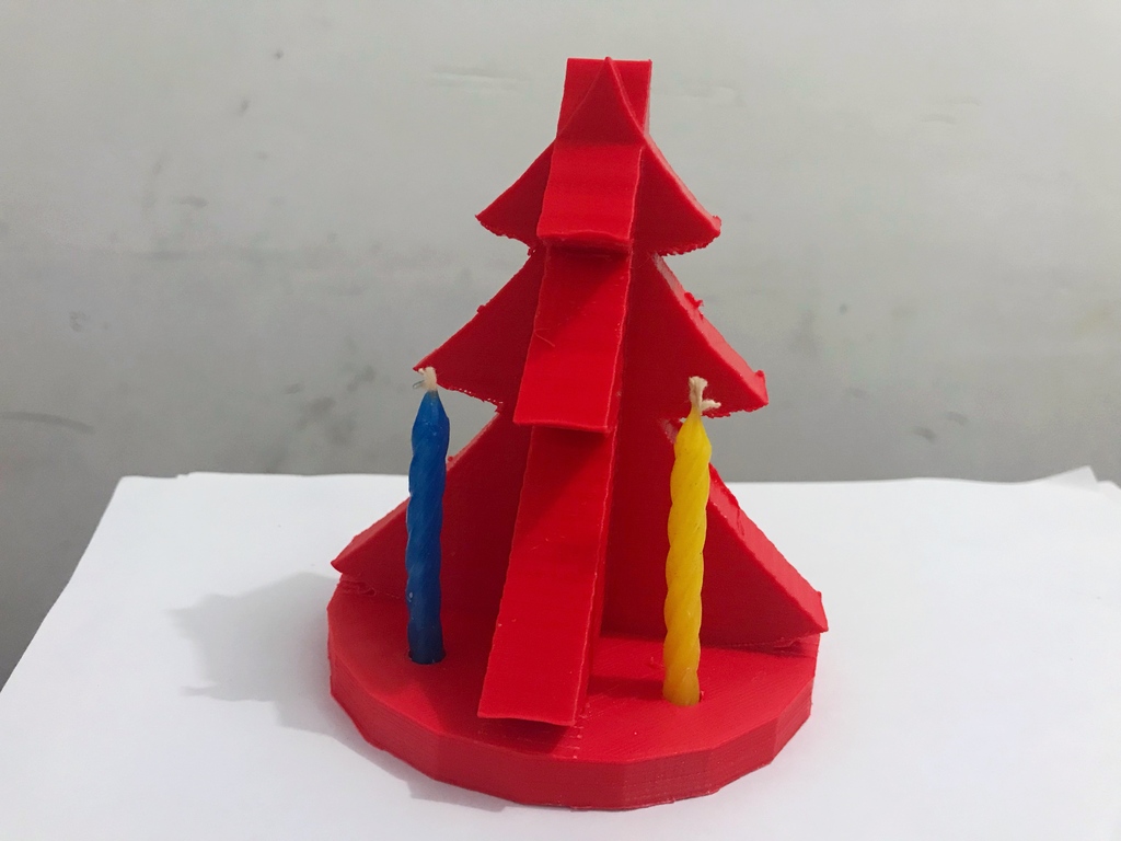 Christmas Tree Candles Holder