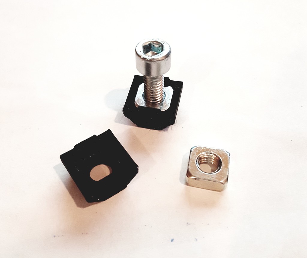 3030 6mm Square nut adapter