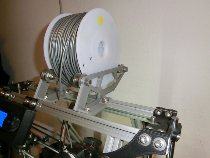 Behind-the-Printer spool holder