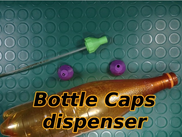 Bottle Caps Dispenser for Garden