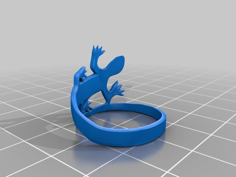 easy print lizard ring