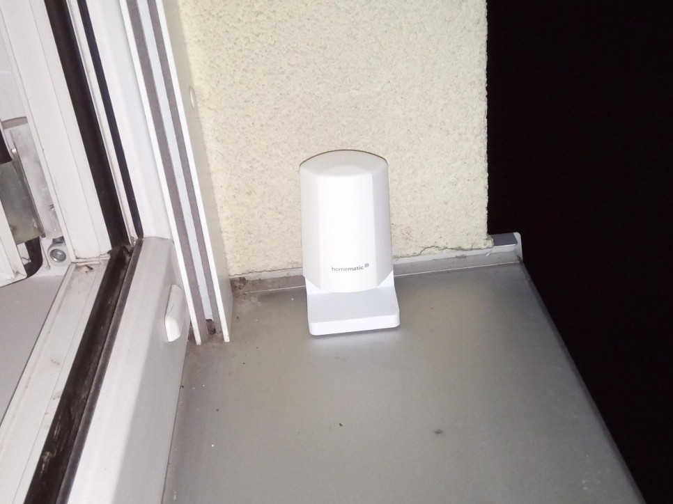 Homematic IP outdoor sensor: holder for windowsill (HmIP-STHO)