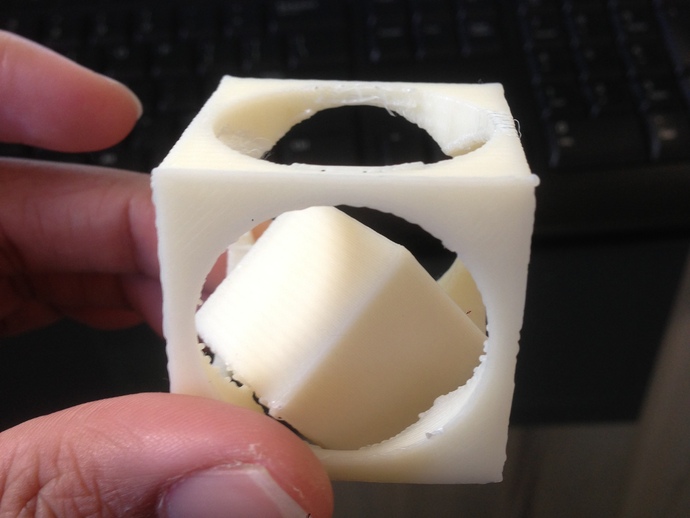 Cube inside a cube