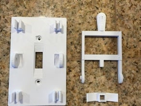 Smooth faceplate for Frankenstein light switch cover
