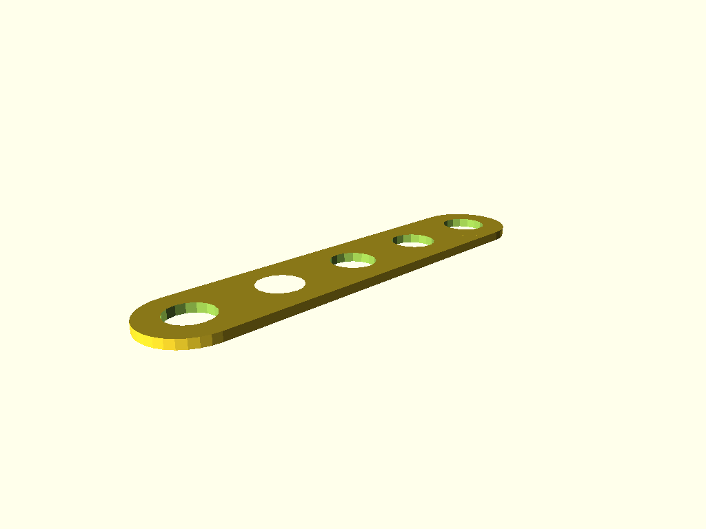 Rounded Holed Bracket