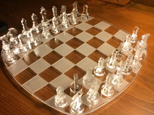 lasercut chess games