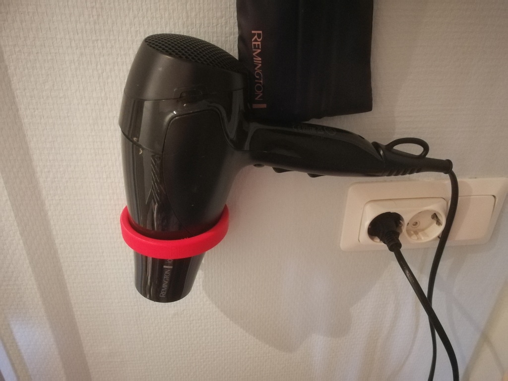 Hairdryer wall-holder
