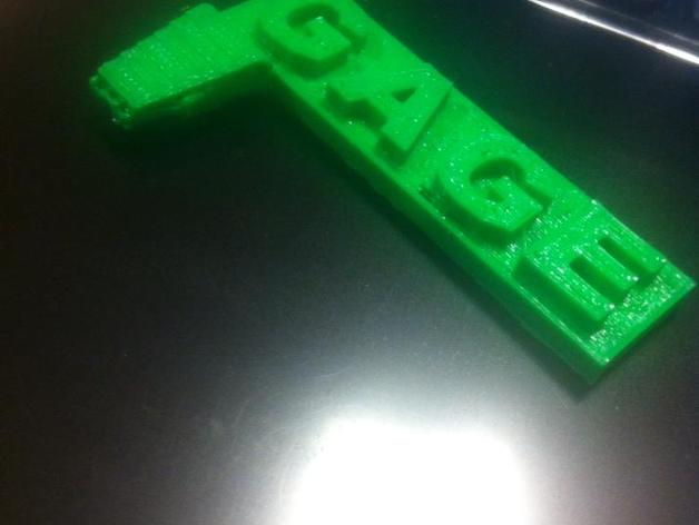 Gage Page holder