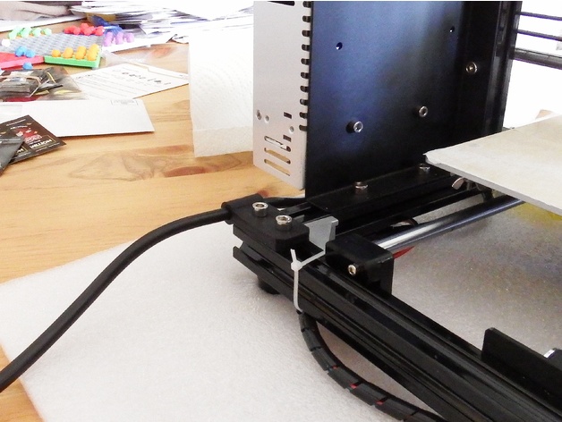 Hictop Prusa I3 Power Cord Strain Relief