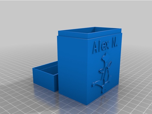 Alex's Ampharos PTCG Deck Box