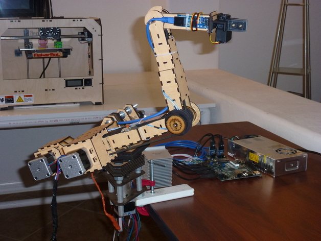 Botomaton 4-Axis robot arm prototype
