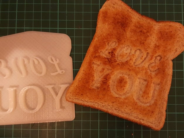 Customizable - Valentines Day Toast Stamp