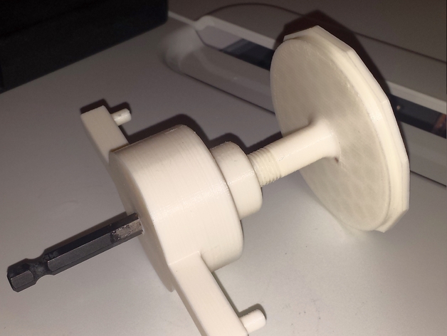 XYZ Filament Spool Re- Winder for Drill