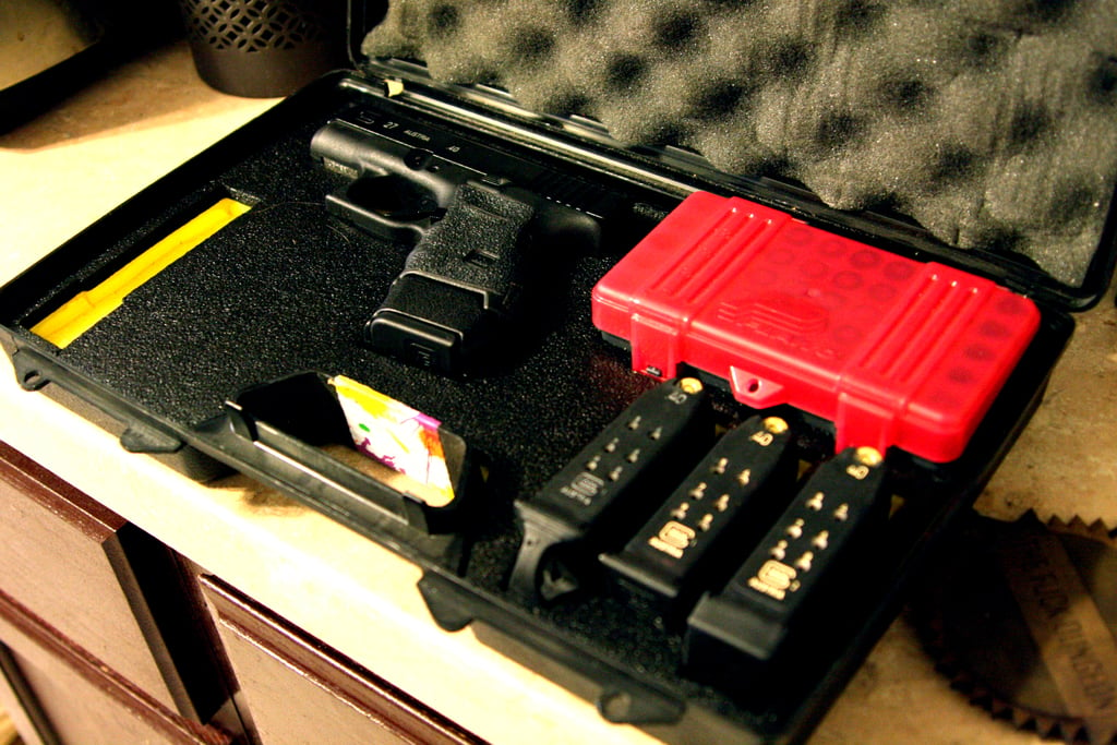 Glock 27 Gun Laser Cut Custom Foam for Gun Case