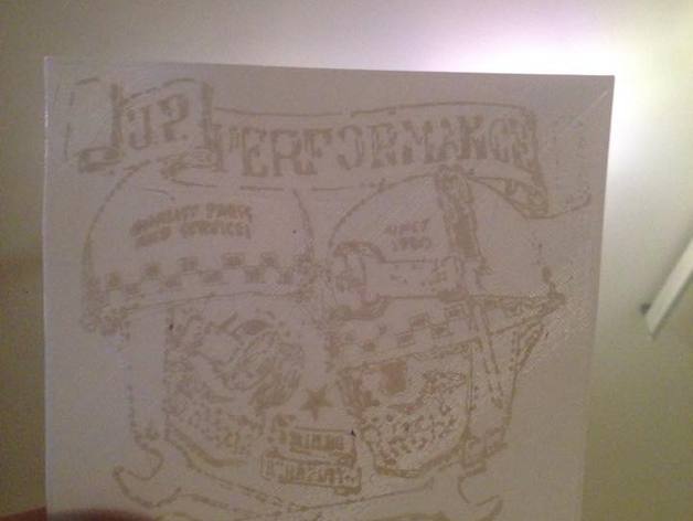 JP Performance Skull Logo Plate