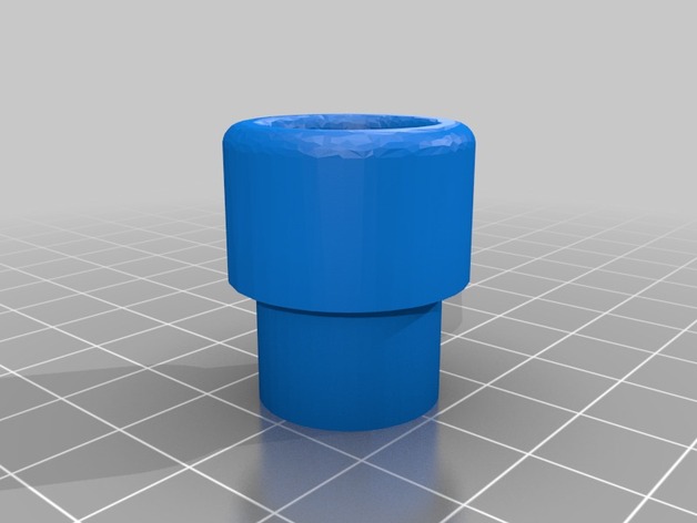 3D Printed Percolated Bong Slider Adapter (Modified).