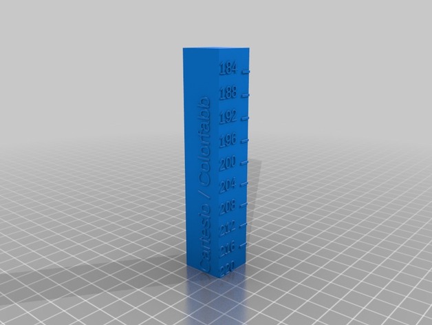 My Customized Temperature Calibration Tower