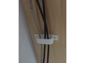 Cable clip 3D model