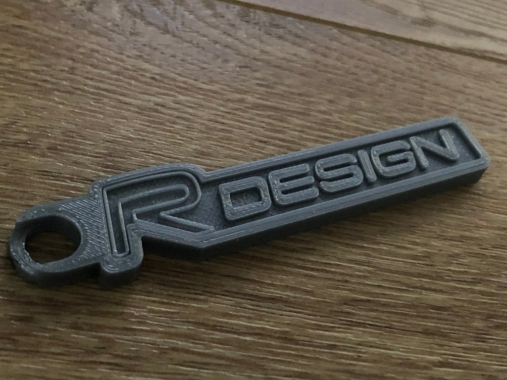 Volvo R Design keychain