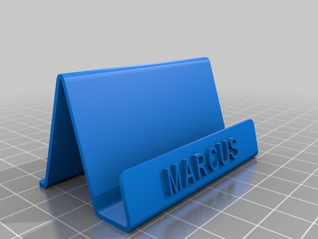 My Customized Business Card Holder MARCUS EMBOSSED